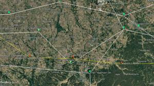 Picture provided by B7C (AT&T White Lines + MCI Yellow Lines) >> Frankfort & Westfall OH Towers 05/11/2026